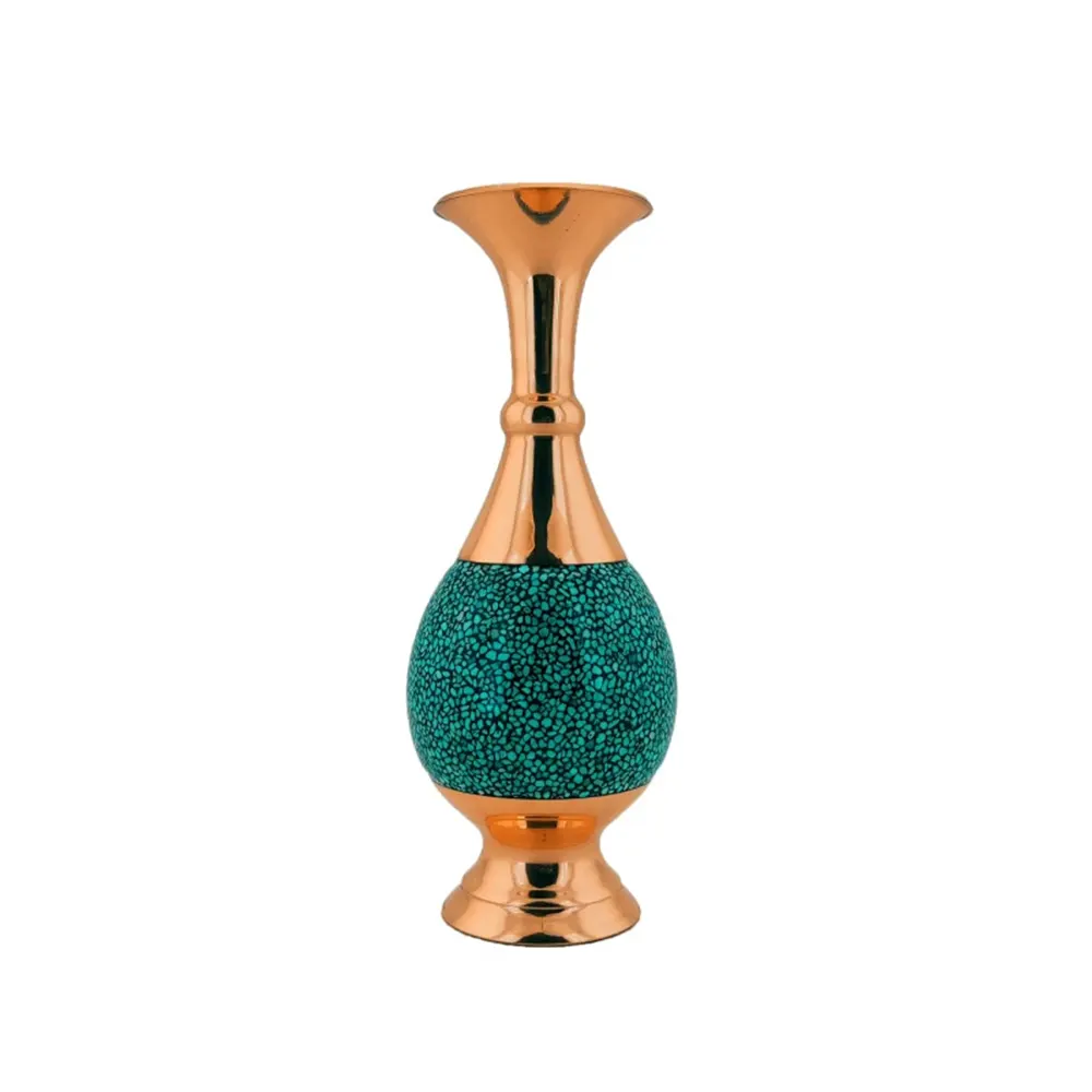 گلدان فیروزه کوبی 16 سانتی کد 303