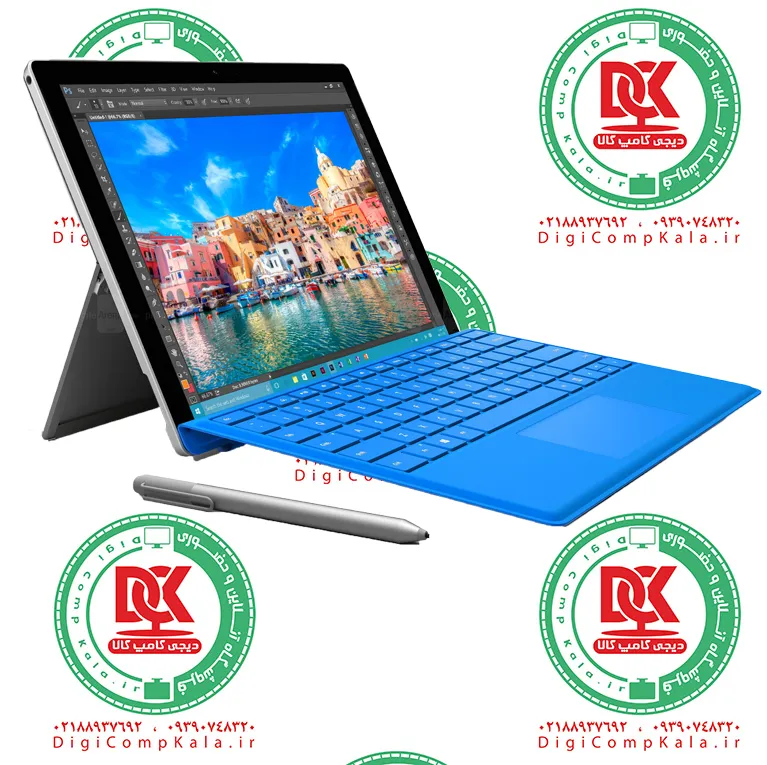 سرفیس پرو 4 12.3 اینچ 5 مگاپیکسل لمسی Microsoft Surface Pro 4 i7 6600u رنگ پلاتینی همراه کیبرد و قلم ? — تصویر ۲