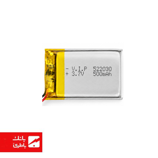 باتری لیتیوم پلیمر 522030 ظرفیت 500 میلی آمپرساعت — تصویر ۳