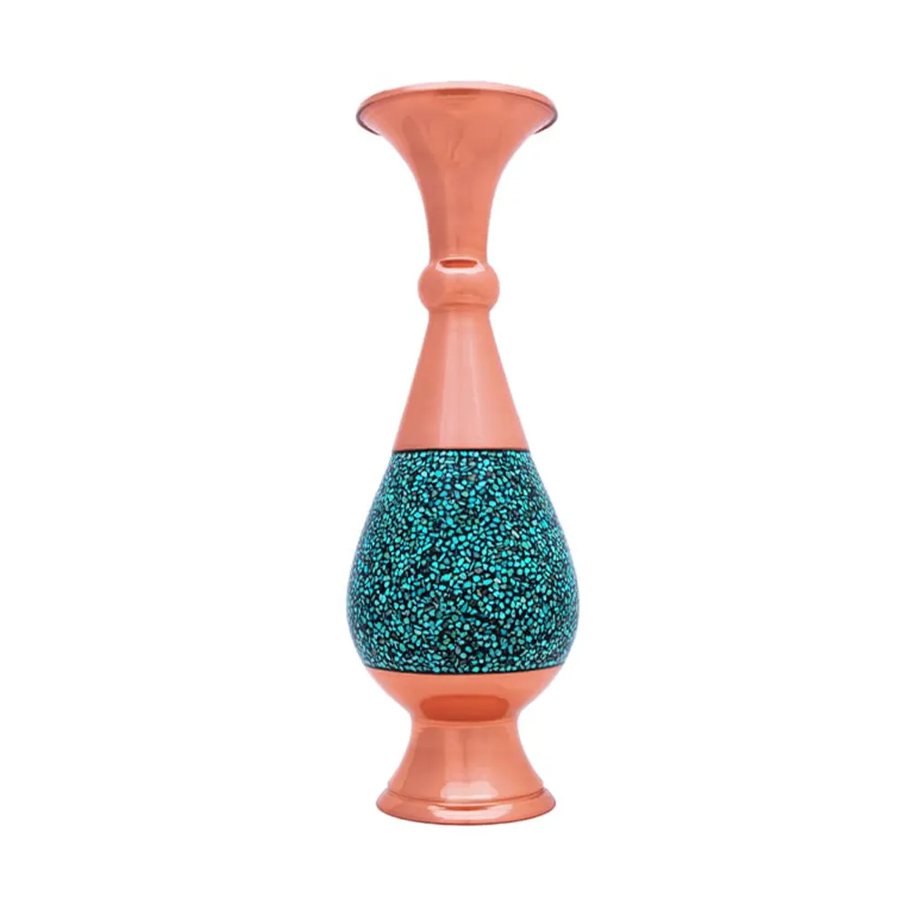 گلدان فیروزه کوبی 20 سانتی کد 130