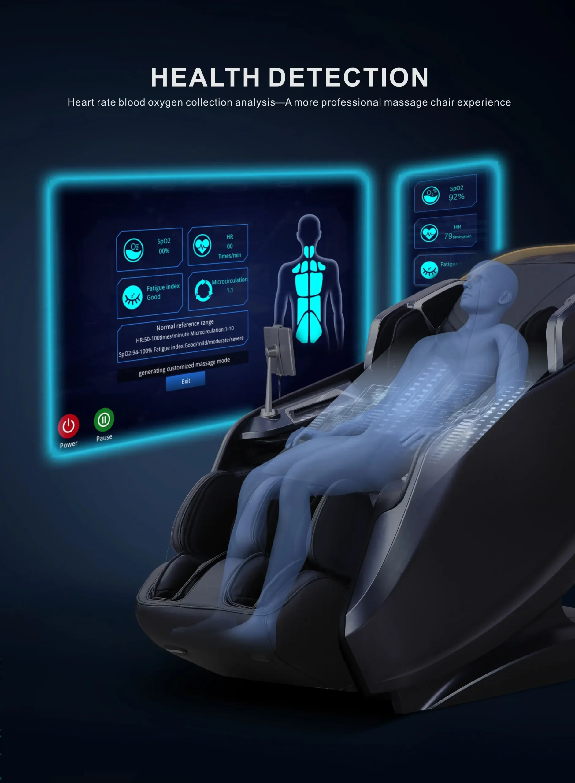 صندلی ماساژور Ares مدل iHealth — تصویر ۶