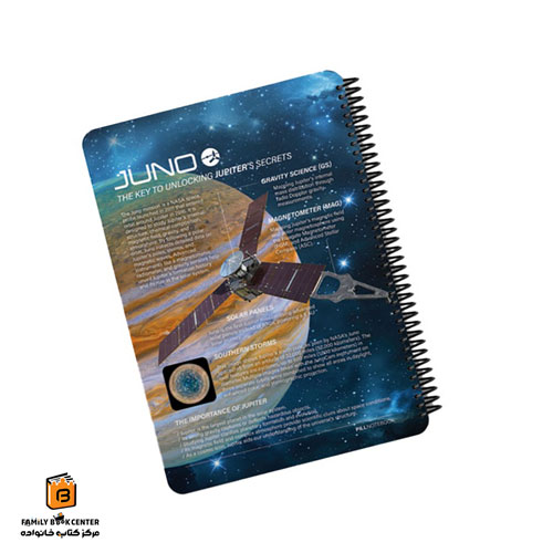دفتر خط دار 100 برگ طرح Galaxy پیل (PILL)