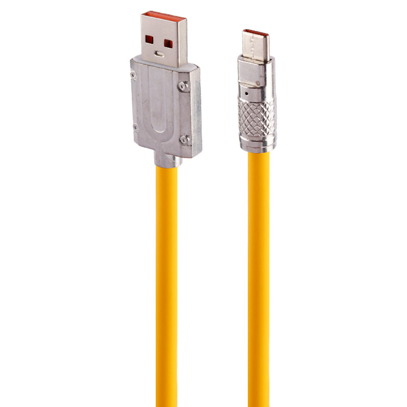 کابل تایپ سی فست شارژ Firstyou FY-001 6A 120W 1m — تصویر ۵