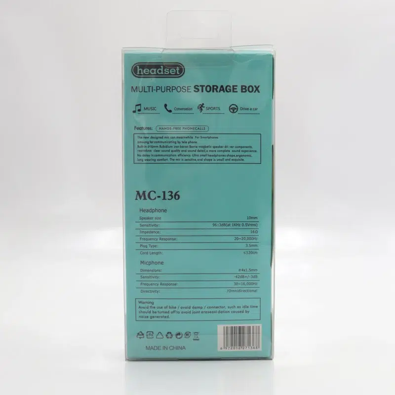 هندزفری سیم دار مدل گربه ای کد YPAB-MC-136 — تصویر ۷