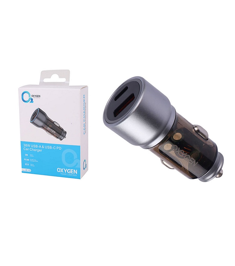 شارژر فندکی فست شارژ OXYGEN AC-03 38W — تصویر ۶