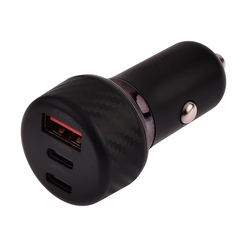 شارژر فندکی سه پورت اکسیژن مدل AC-06 توان 60 وات — تصویر ۷