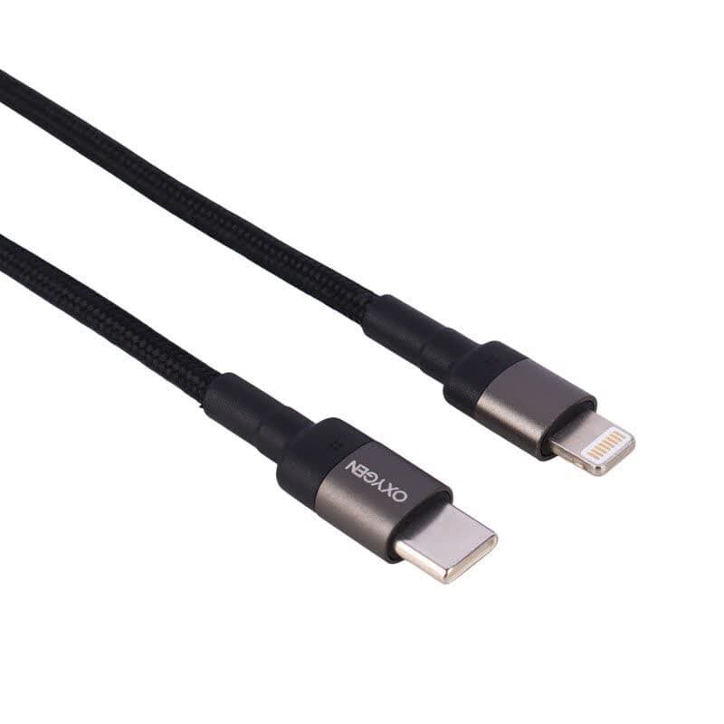 کابل تایپ سی به لایتنینگ فست شارژ 30 وات اکسیژن LX-1 طول 1 متر — تصویر ۵