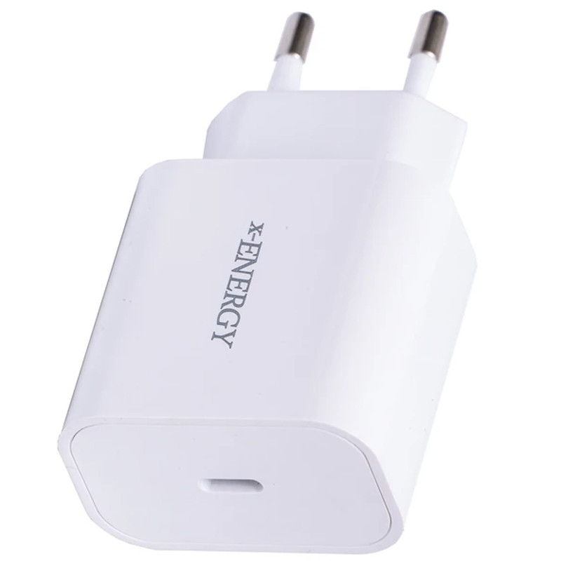 شارژر دیواری 25 وات ایکس انرژی X-525C PD 3A + کابل تبدیل تایپ سی — تصویر ۲