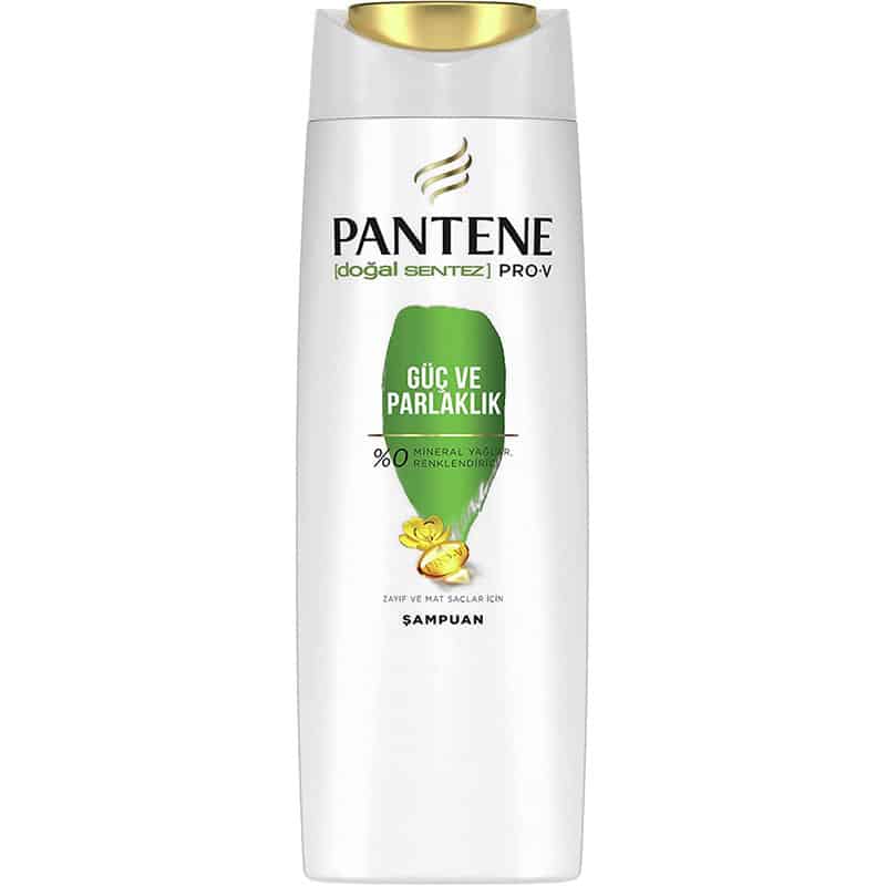 شامپو پنتن Pantene تقویت‌ و درخشان‌کننده مدل حجم 350 میل Guc Ve Parlak — تصویر ۲