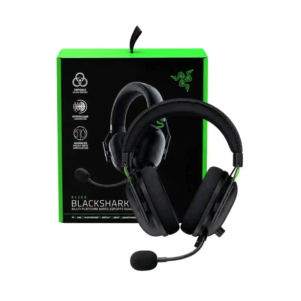 هدست گیمینگ ریزر Razer BlackShark V2 X (با ضمانت – استوک بسیار تمیز)