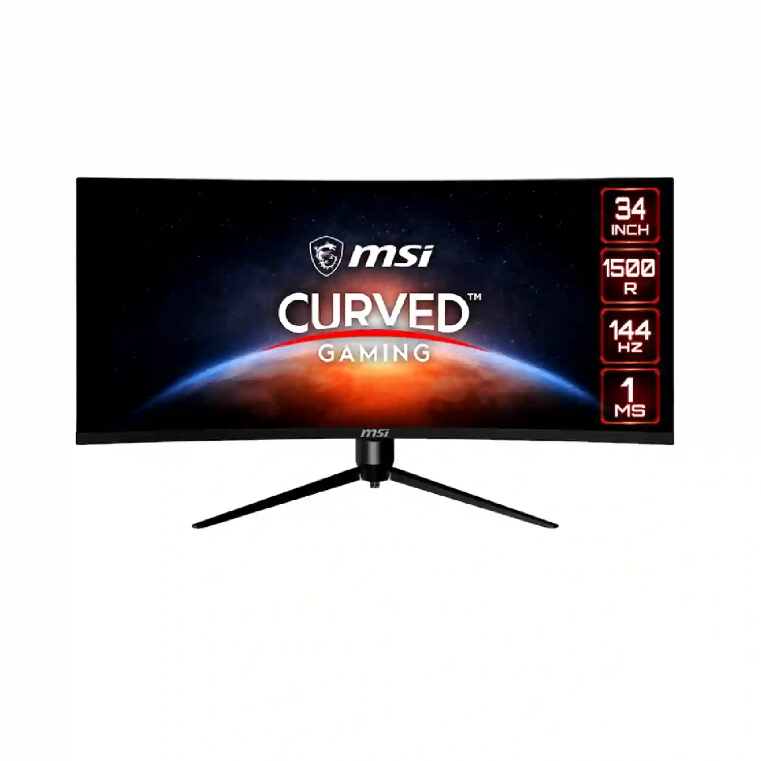 مانیتور گیمینگ خمیده MSI MAG 342CQR E2 سایز ۳۴ اینچ UWQHD 180Hz (گارانتی – استوک)