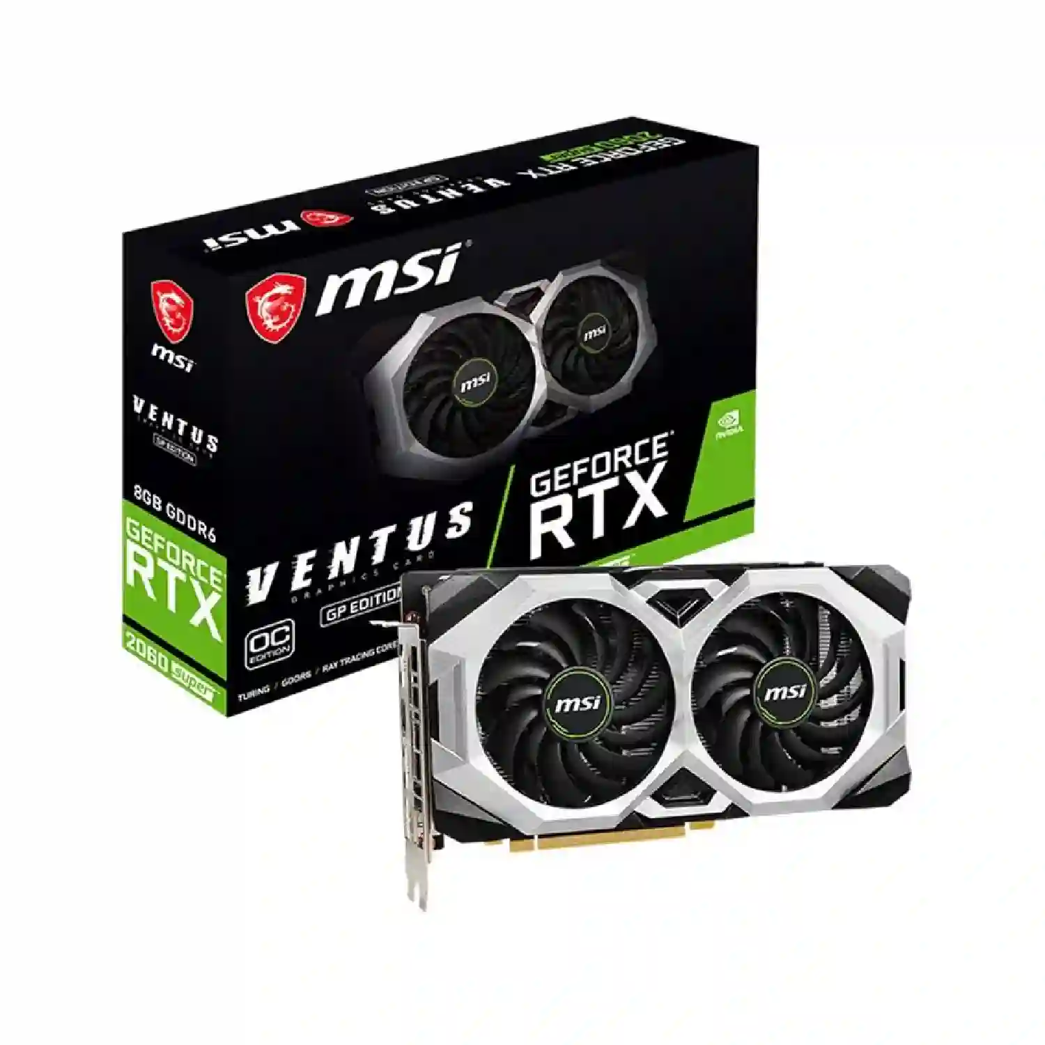 کارت گرافیک ام اس آی MSI RTX 2060 SUPER VENTUS OC 8GB (استوک تست شده)
