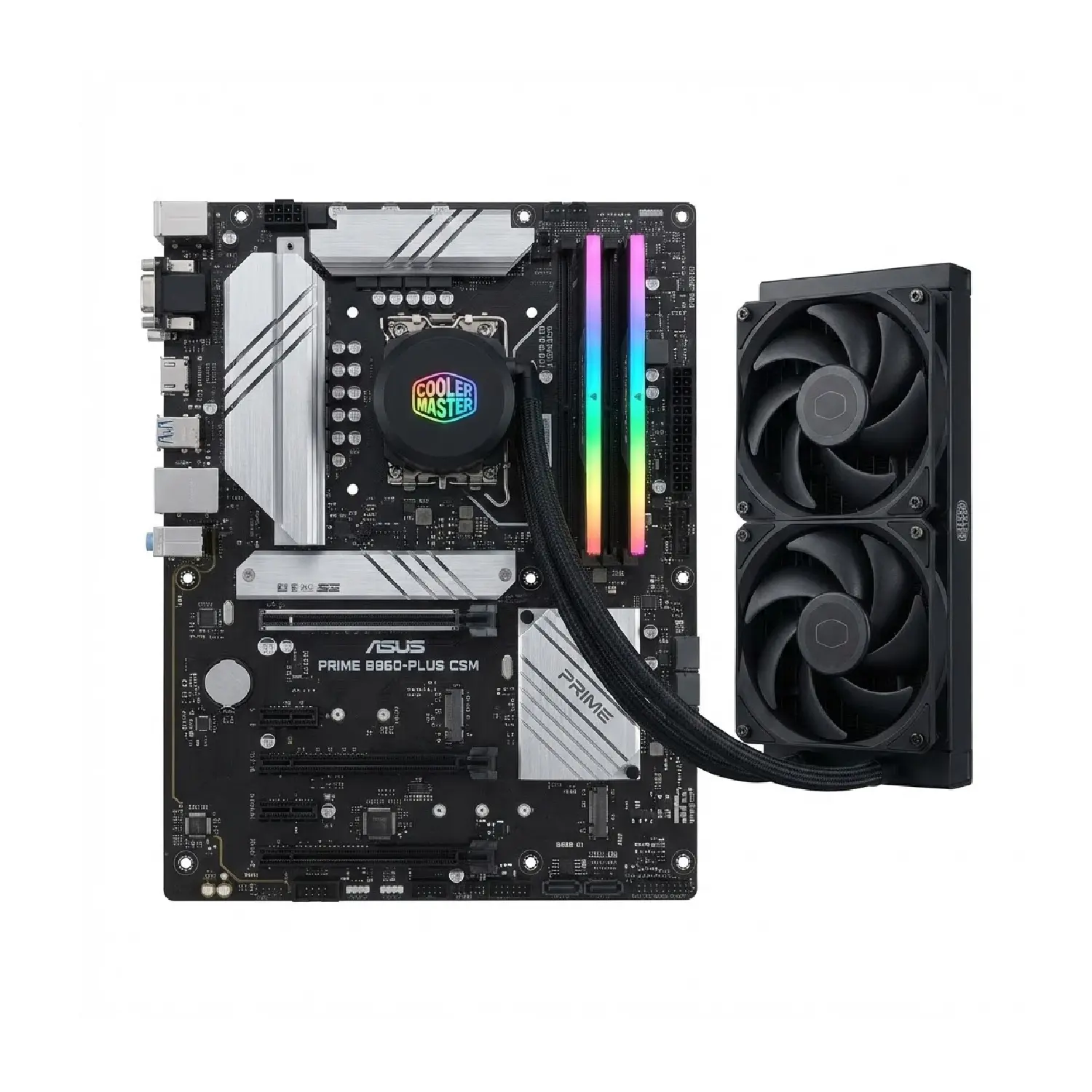 باندل گیمینگ نسل آینده Intel Core Ultra 5 + ASUS B860 + DDR5 (استوک کاملا تمیز و تست شده)