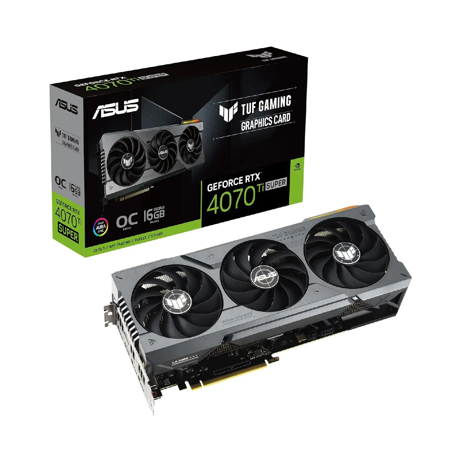 کارت گرافیک گیمینگ ASUS TUF Gaming RTX 4070 Ti SUPER | حافظه 16GB با گارانتی الماس (استوک)