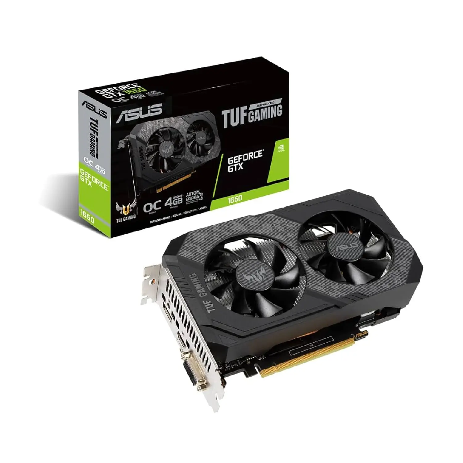 کارت گرافیک ایسوس ASUS TUF Gaming GeForce GTX 1650 OC Edition 4GB استوک
