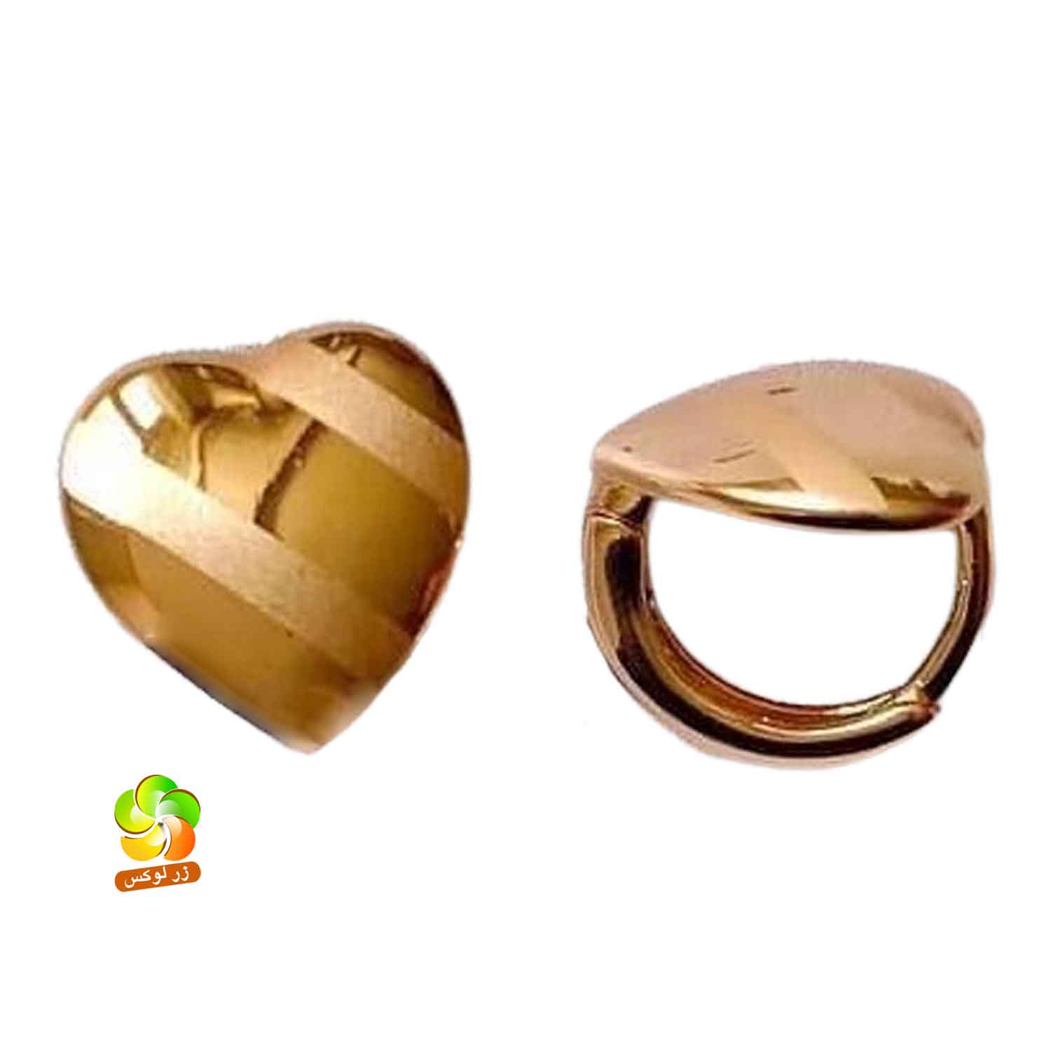 گوشواره دخترانه مدل ژوپینگ طرح قلب