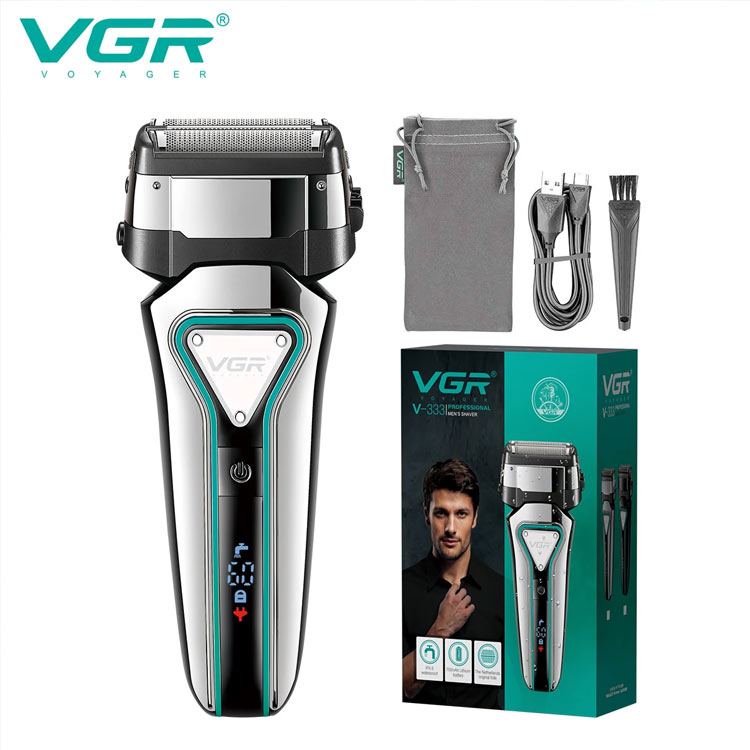 ماشین اصلاح ریش تراش شارژی ضدآب وی جی آر VGR-333