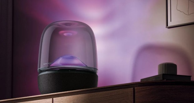 اسپیکر بلوتوثی هارمن کاردن مدل Harman Kardon Aura Studio 5 Bluetooth Speaker سفارش اروپا — تصویر ۵