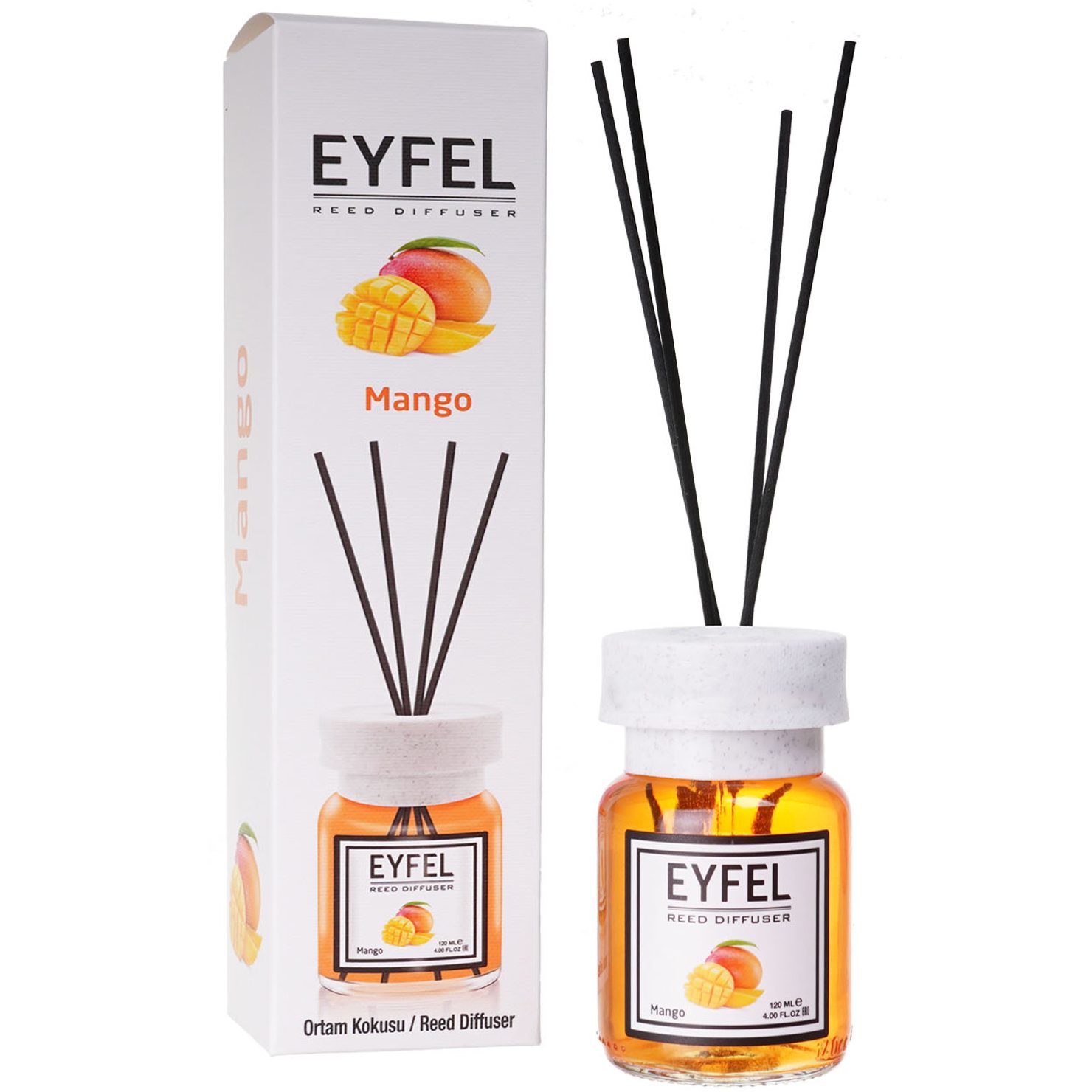 خوشبوکننده هوا ایفل Eyfel با رایحه انبه حجم 120 میلی لیتر اورجینال ترکیه — تصویر ۲