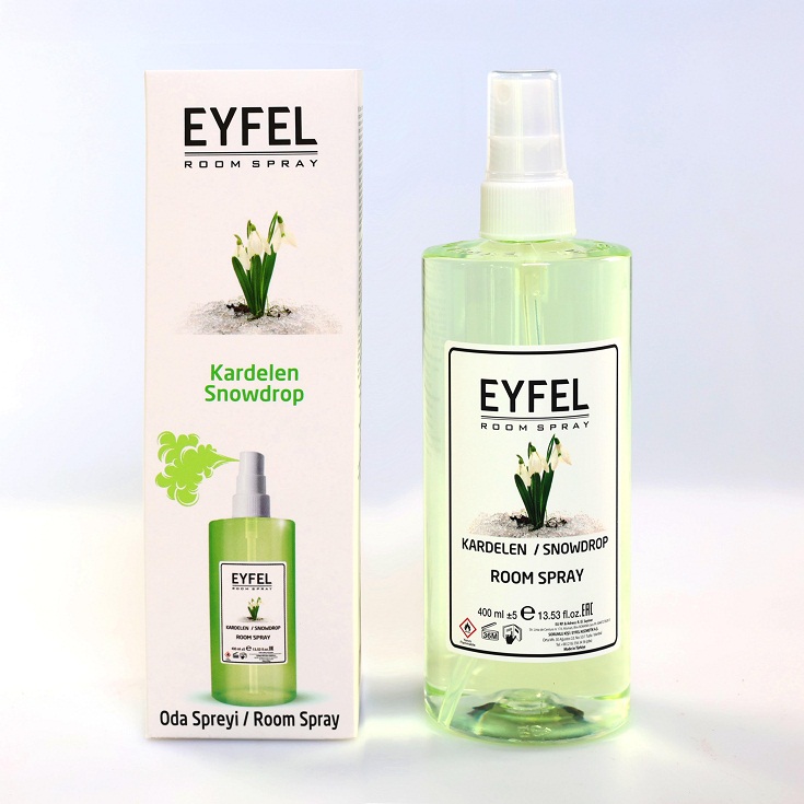 اسپری خوشبوکننده ایفل Snowdrop گل یخ ( کاردلن ) 400 میل اصلی — تصویر ۲