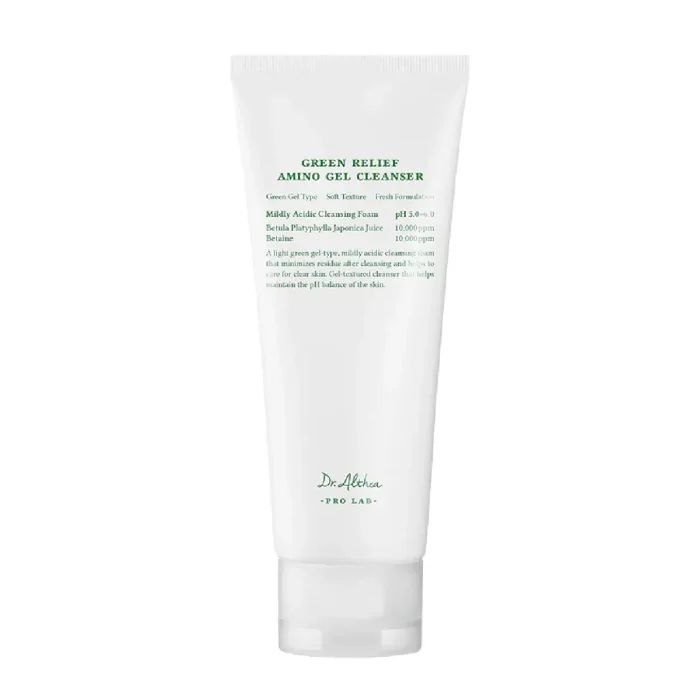 شوینده ژلی آمینو اسید دکتر آلتیا مدل Green Relief