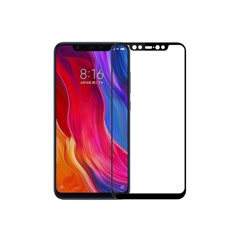 محافظ صفحه نمایش شیشه ای full cover Xiaomi mi8