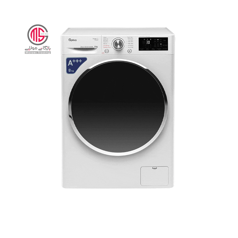 ماشین لباسشویی جی پلاس 8 کیلویی مدل GWM-L870