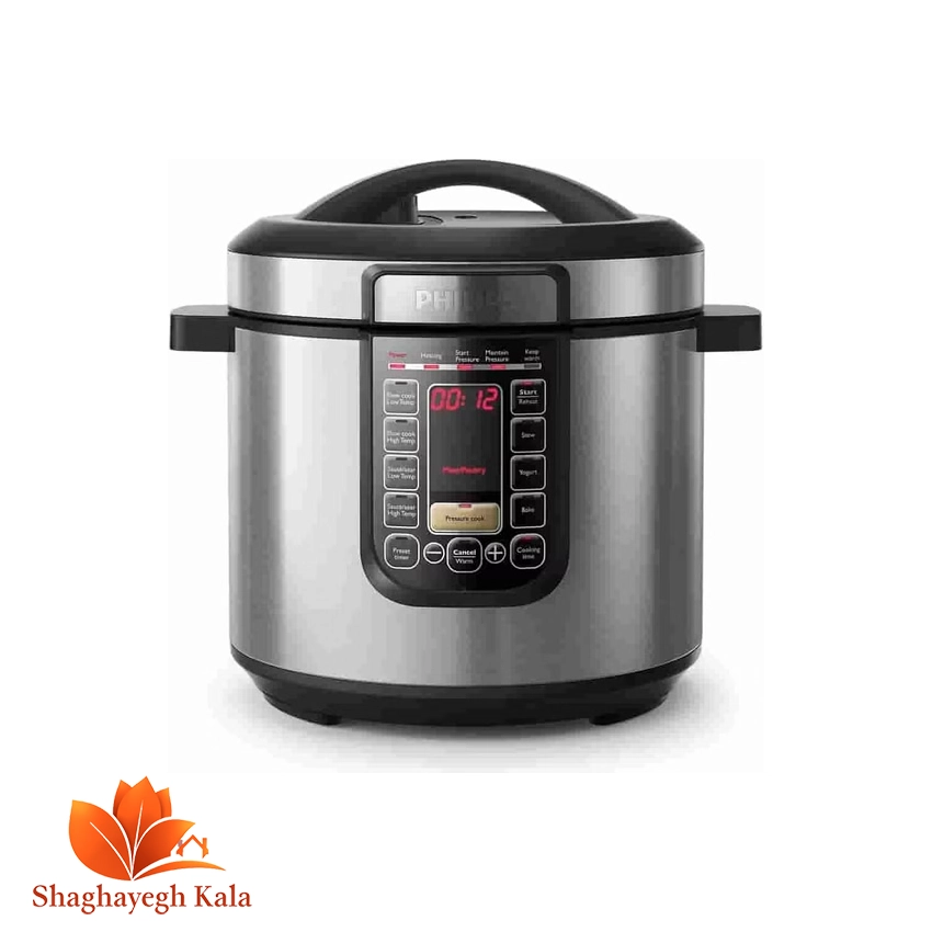 زودپز برقی 6 لیتری فیلیپس مدل HD2237 – بهترین انتخاب برای پخت سریع و چندکاره با طراحی استیل