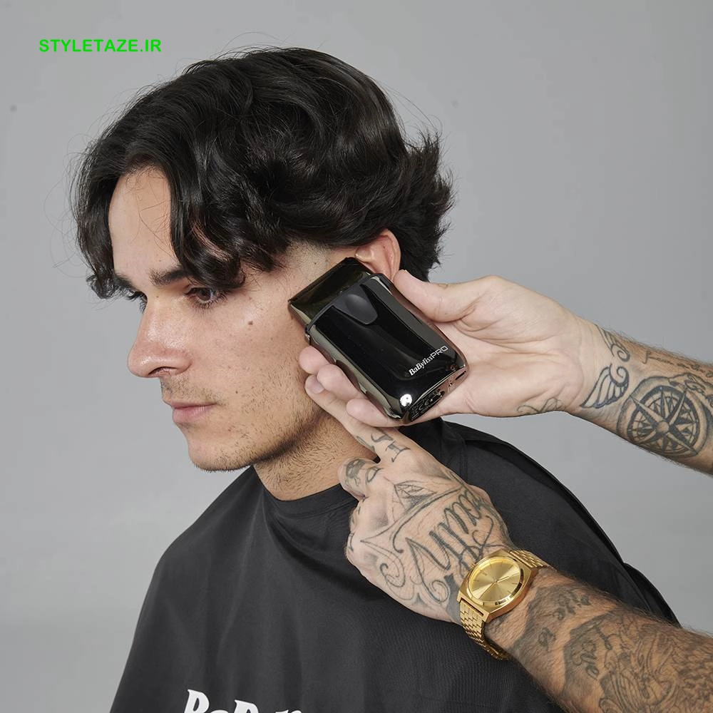 ریشتراش بابلیس پرو مدل یو وی فویل02 با قابلیت ضدعفونی کننده با اشعه ماورا بنفش بدنه فلزی فویل تیتانیومی | Babylisspro Uvfoil02 — تصویر ۶