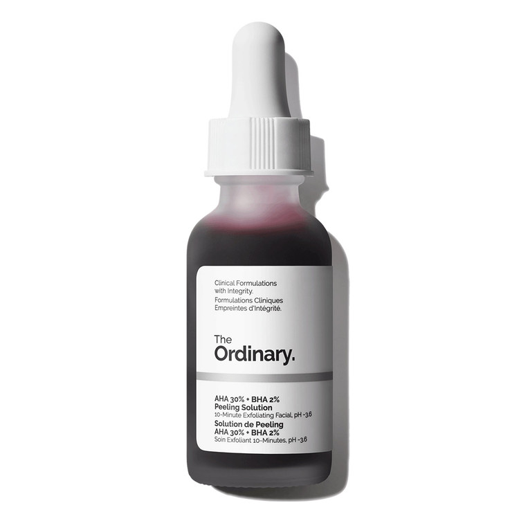 سرم پیلینگ اوردینری لایه بردار قوی The Ordinary AHA 30% + BHA 2% Peeling Solution حجم ۳۰میل