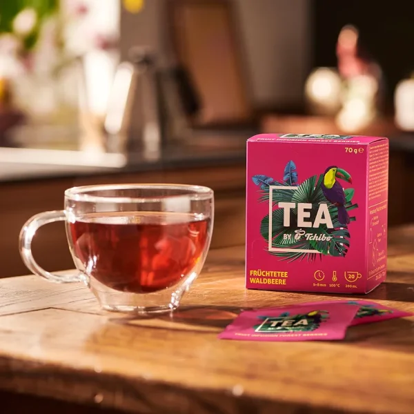 دمنوش چای توت فرنگی وحشی چیبو آلمان
