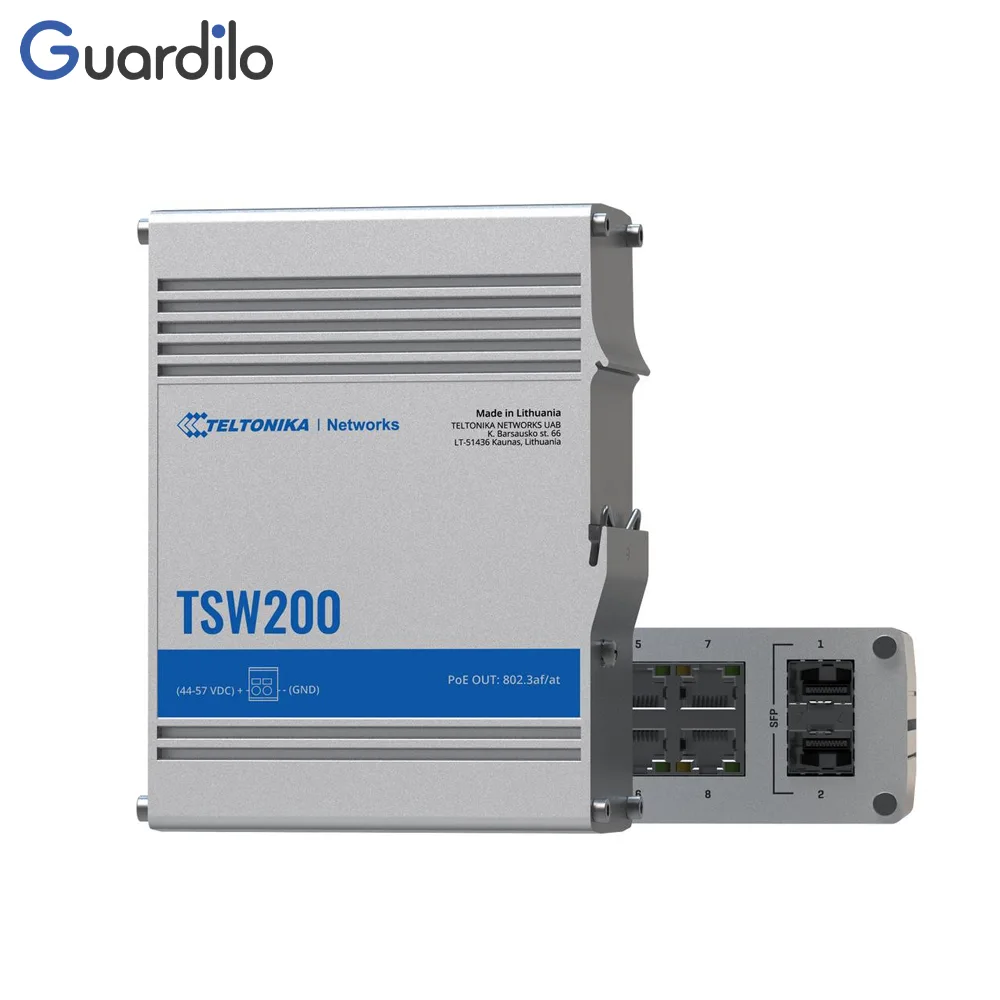 سوییچ صنعتی غیر مدیریتی تلتونیکا TSW200 | گاردیلو