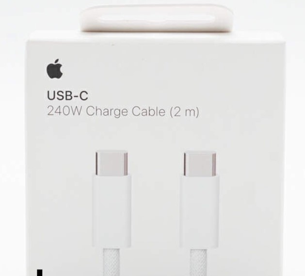 کابل شارژ (تبديل) USB-C به Type-C اپل مدل A2794 240 وات به طول 2 متر اپل اصلی (اورجینال اپل استور)باگارانتی