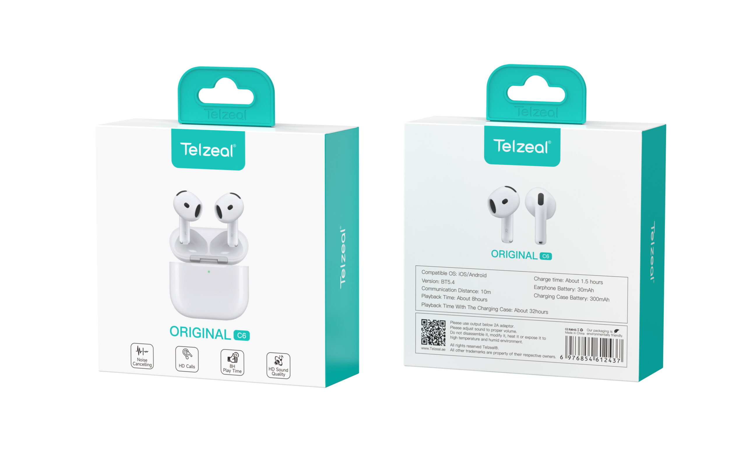 هندزفری تلزیل telzeal c6 — تصویر ۳