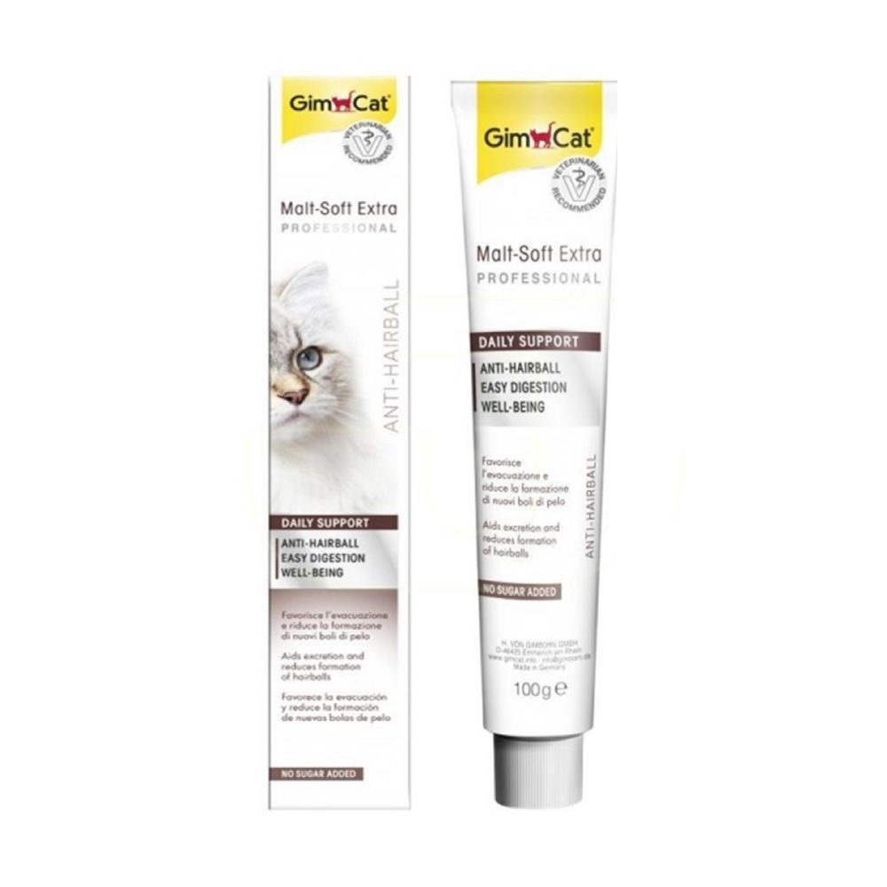 خمیر مالت گربه جیم کت GimCat Malt Paste and Multivitamin وزن 100 گرم — تصویر ۲