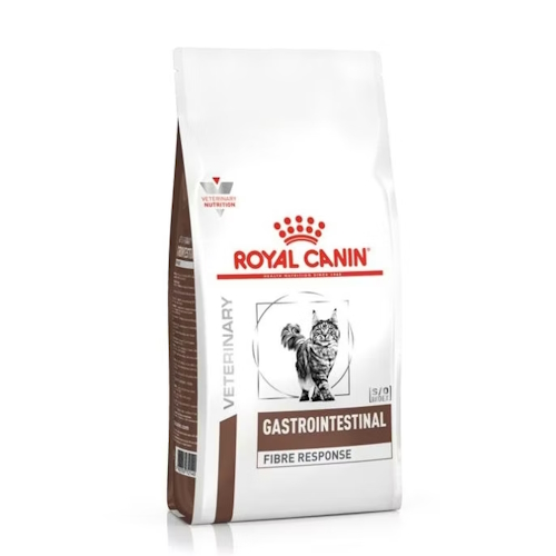 غذای خشک گربه رویال کنین مدل GASTROINTESTINAL FIBRE وزن 2 کیلوگرم