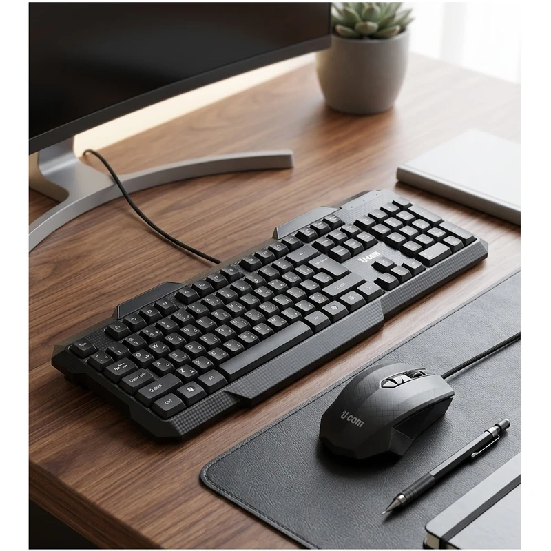 کیبورد و موس سیم دار یوکام مدل MK-5860 — تصویر ۸