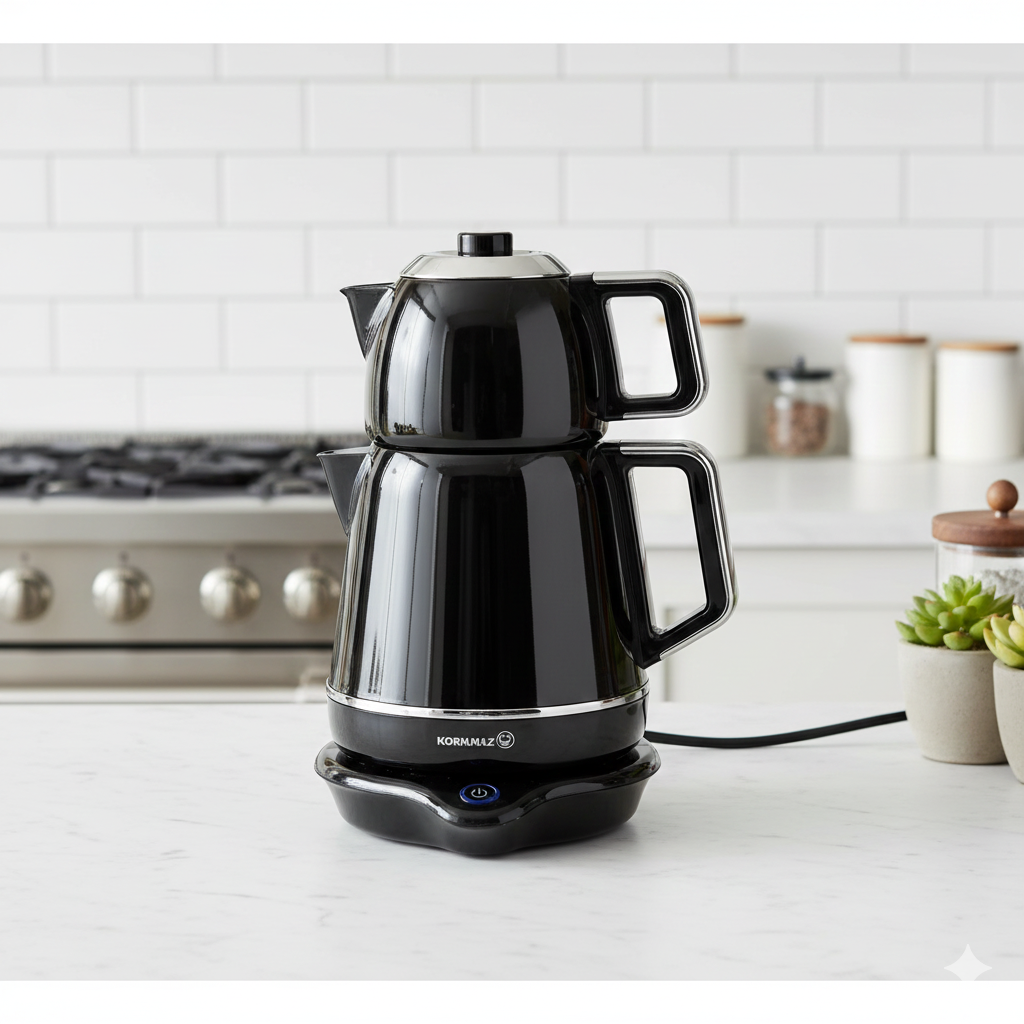 چای ساز مشکی مدل Caytema A331 کرکماز