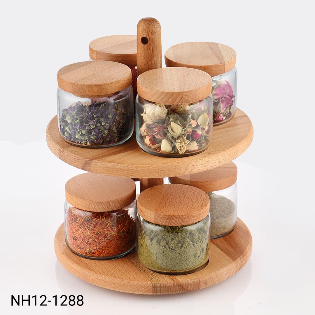 سرویس ادویه‌ 2 طبقه گردان نیوهوم مدل NH12-1288