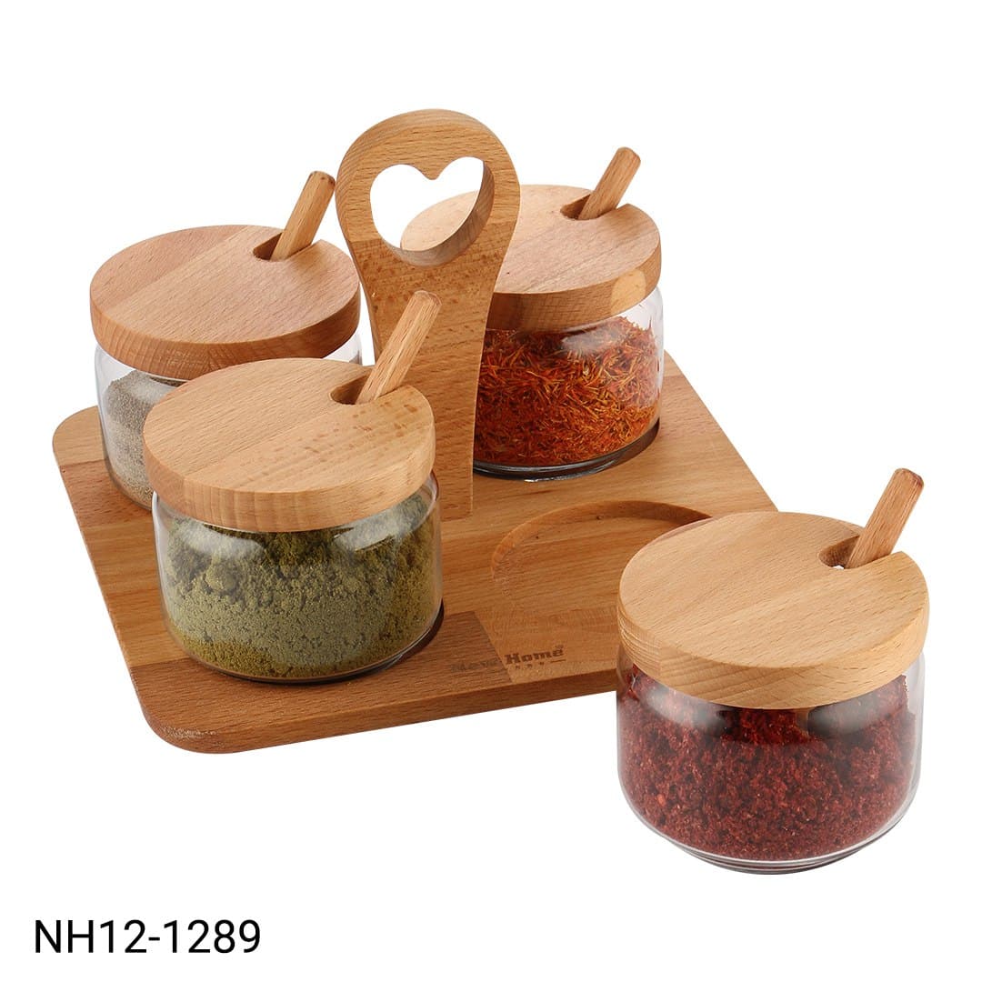 سرویس ادویه‌ 4 عددی نیوهوم مدل NH12-1289 — تصویر ۳