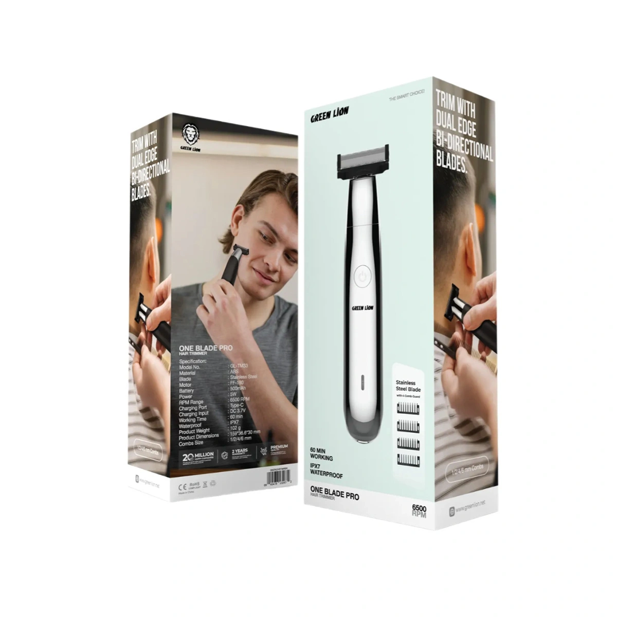 ماشین اصلاح موی One Blade Pro گرین لاین — تصویر ۵