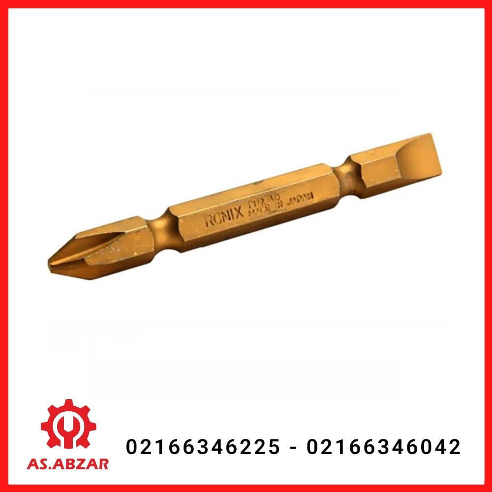 سر پیچ گوشتی تیتانیوم یک سر چهار سو یک سر دو سو رونیکس مدل 5410
