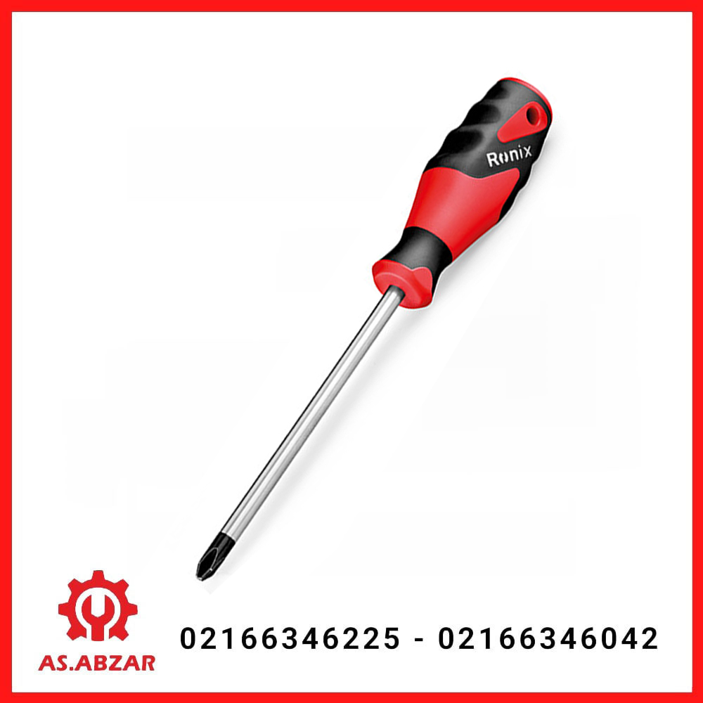 پیچگوشتی تکی 150*8 چهارسو دسته TPR رونیکس مدل 2885