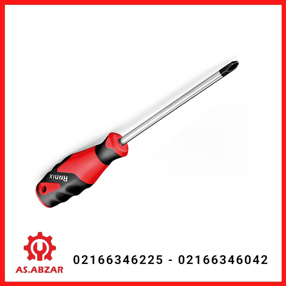 پیچگوشتی تکی 100*6 چهارسو دسته TPR رونیکس مدل 2866