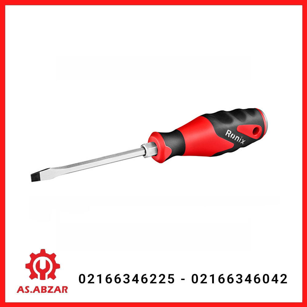 پیچگوشتی تکی 75*3 دو سو دسته TPR رونیکس مدل 2735