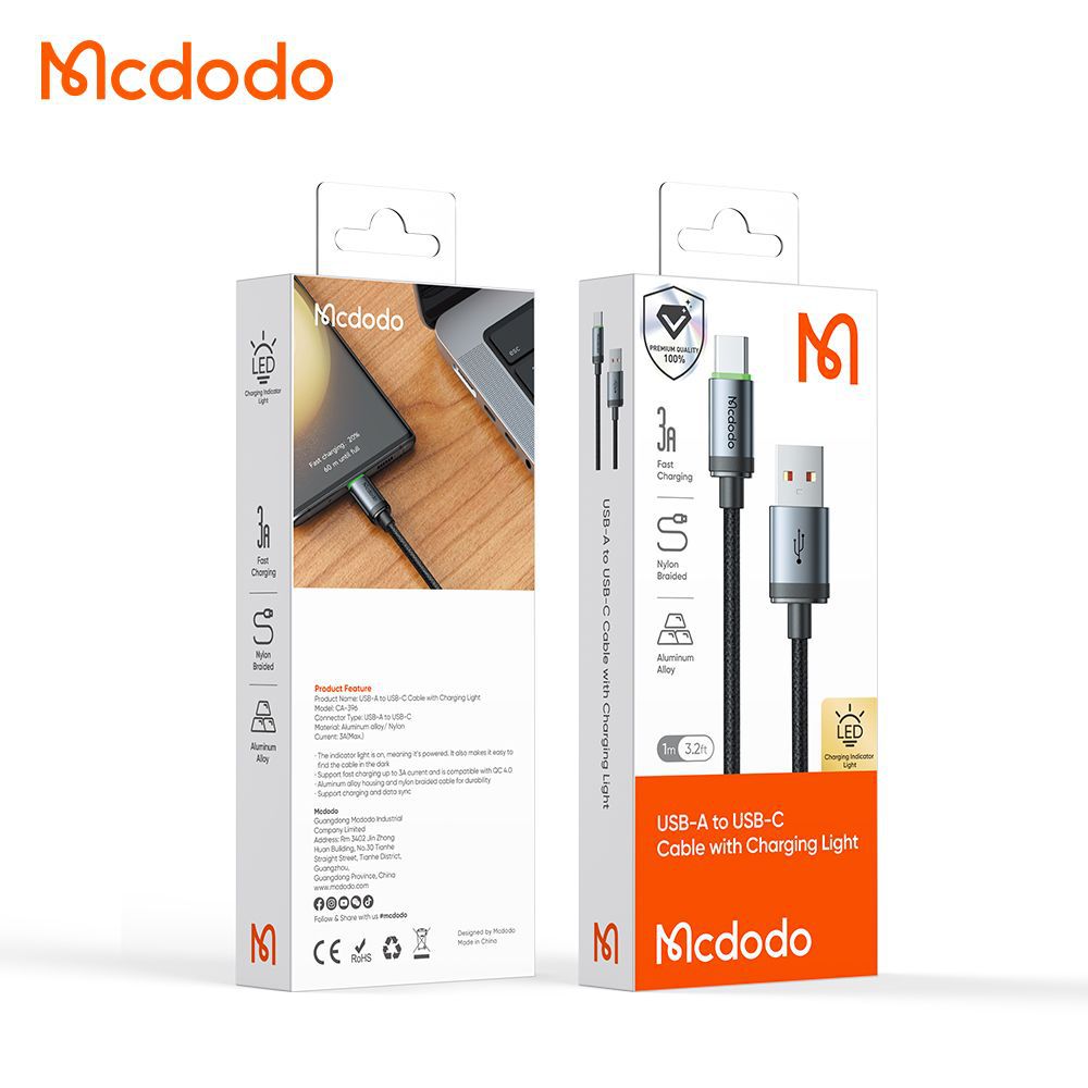 کابل USB به تایپ سی مک‌دودو مدل CA-3960 — تصویر ۳