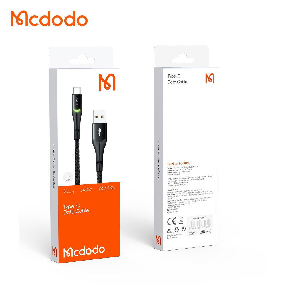 کابل USB به تایپ سی مک‌دودو مدل CA-7963 — تصویر ۳