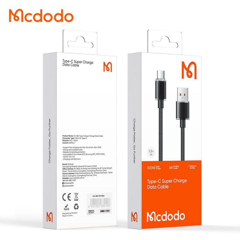 کابل USB به تایپ سی مک‌دودو مدل CA-3650 — تصویر ۳