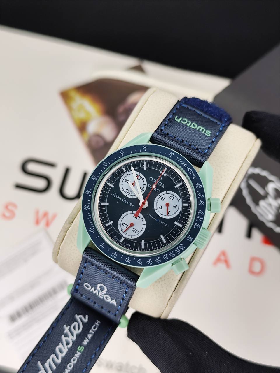 ساعت مچی امگا سواچ مدل ماموریت کره زمین Omega Swatch Mission On Earth2024