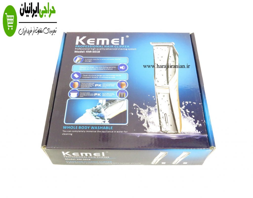 ماشین اصلاح کیمی مدل KEMEI KM-5018 — تصویر ۳